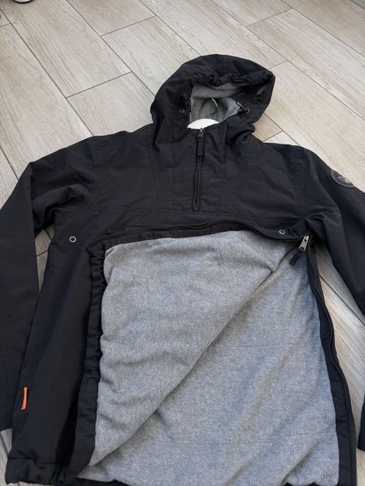 Men Napapijri Anorak Green Synthetic