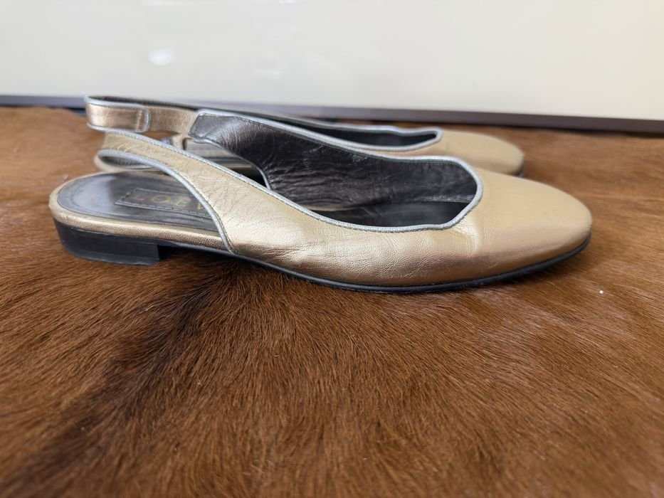 Женские Loewe Балетки Золотые 37