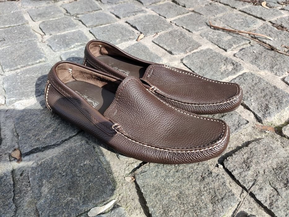 Мужской Salvatore Ferragamo Мокасины Коричневый