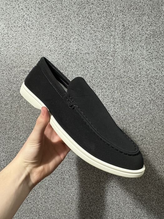 Herren Slipper Schwarz 46