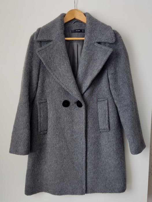 Женское Hallhuber Пальто Серое Вовна 36
