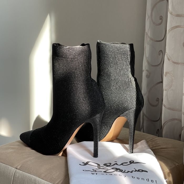 Femme Alice + Olivia Bottines Noire Textile 38