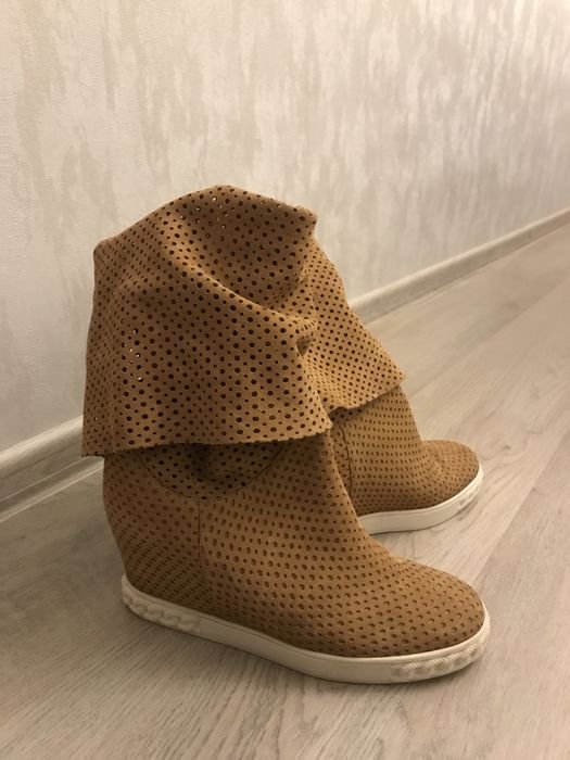Женские Casadei Сапоги Бежевый Кожа 40