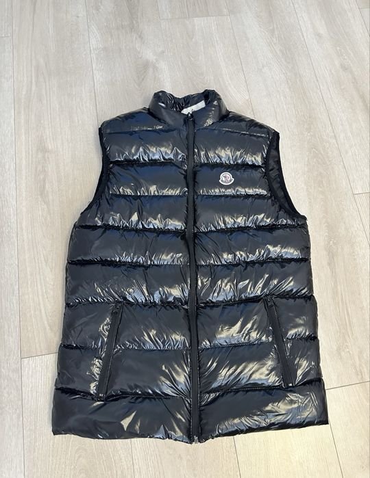 Мужской Moncler Жилет Чёрный 40