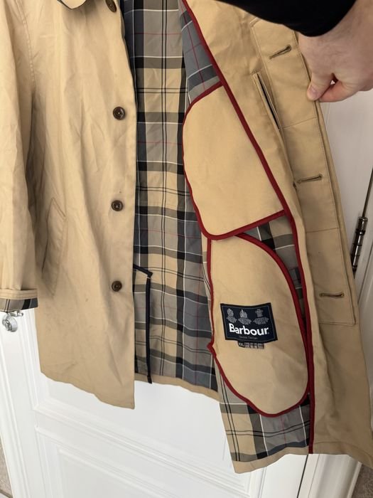 Homme Barbour Trench Beige XXL