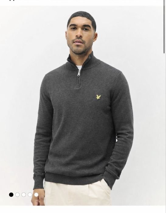 Мужской Lyle & Scott Джемпер Серый Хлопок 40