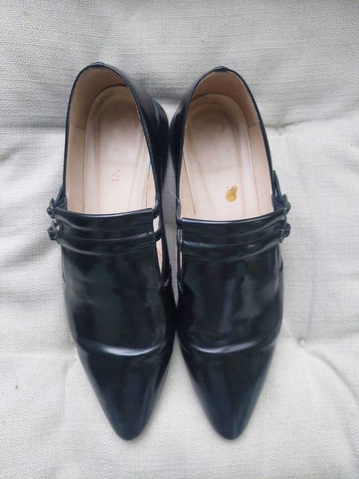 Homme Carlo Pazolini Talons Noir Cuir 37