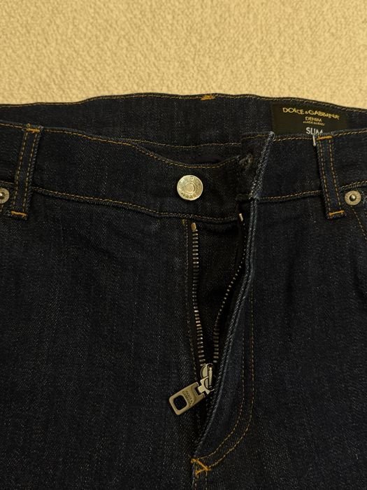 Homme Dolce&Gabanna Jeans Bleu Marine Denim