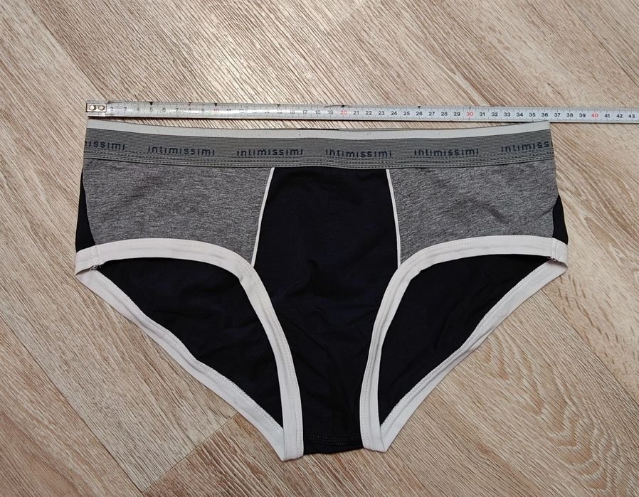 Men Intimissimi Briefs Navy Cotton 38