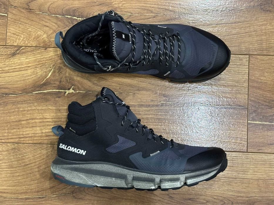 Мужские Salomon Черевики Чёрный Сетка 46.5