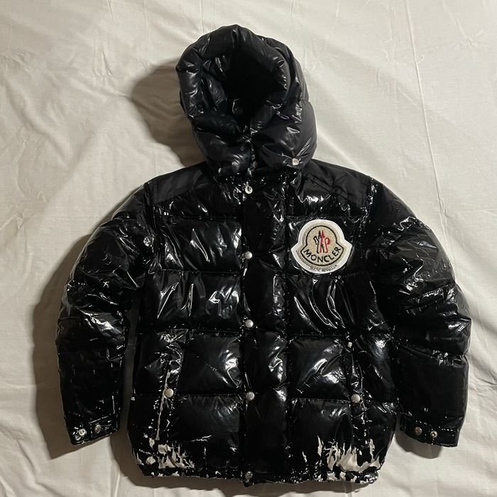 Мужской Moncler Пуховик Чёрный