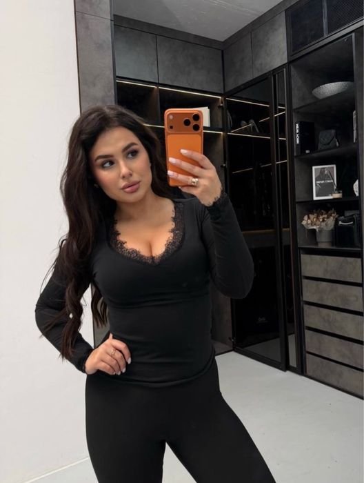 Femme Intimissimi Blouse Noir Autre Matériau 38