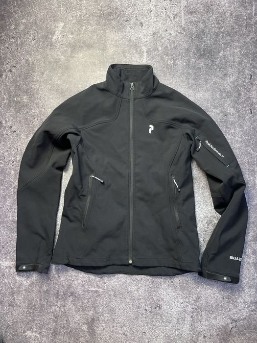 Uomo Peak Performance Softshell Nero 40