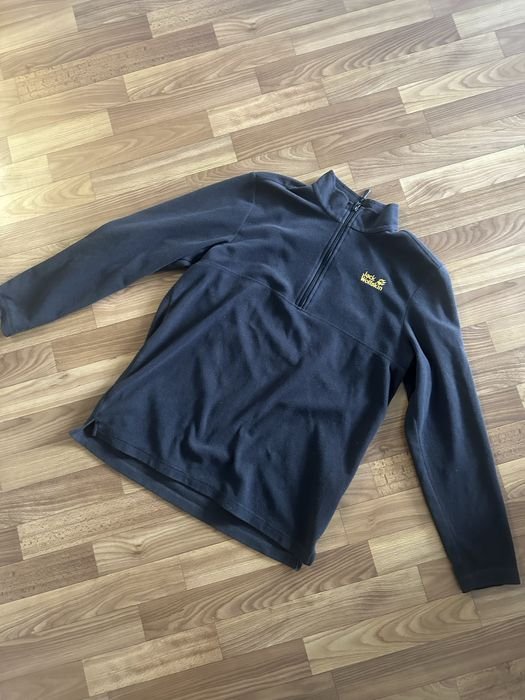Men Jack Wolfskin Fleece Grey 40