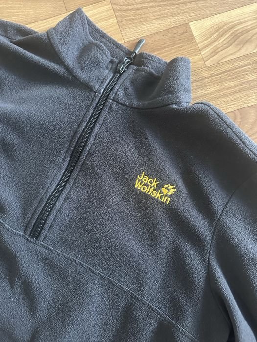 Men Jack Wolfskin Fleece Grey 40