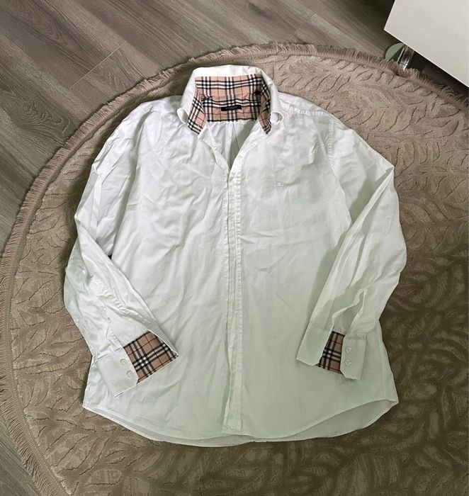 Homme Burberry Chemise Blanche