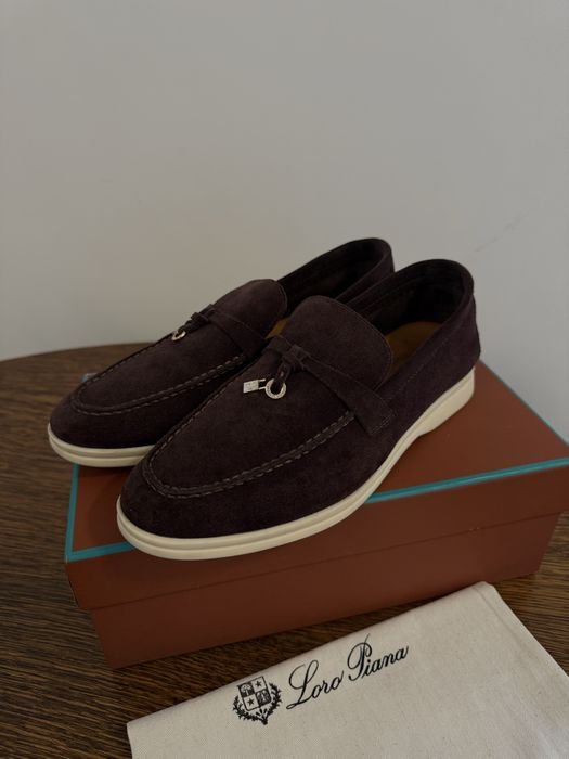 Donna Loro Piana Mocassini Marrone 39