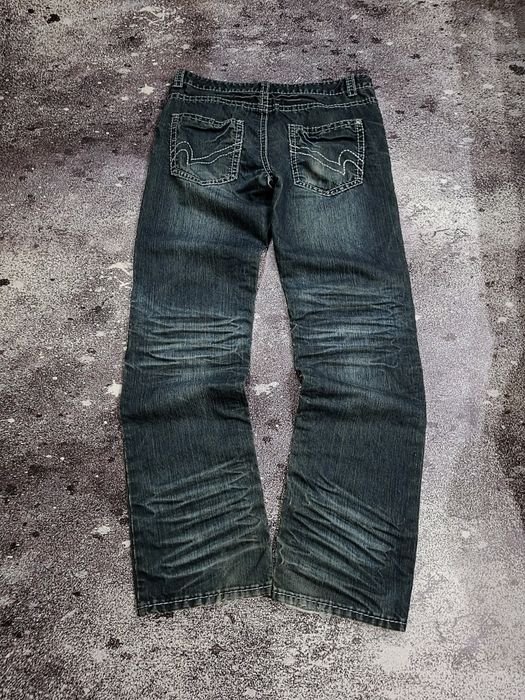 Мужские Винтажные Джинсы Прямые Буткат Размер