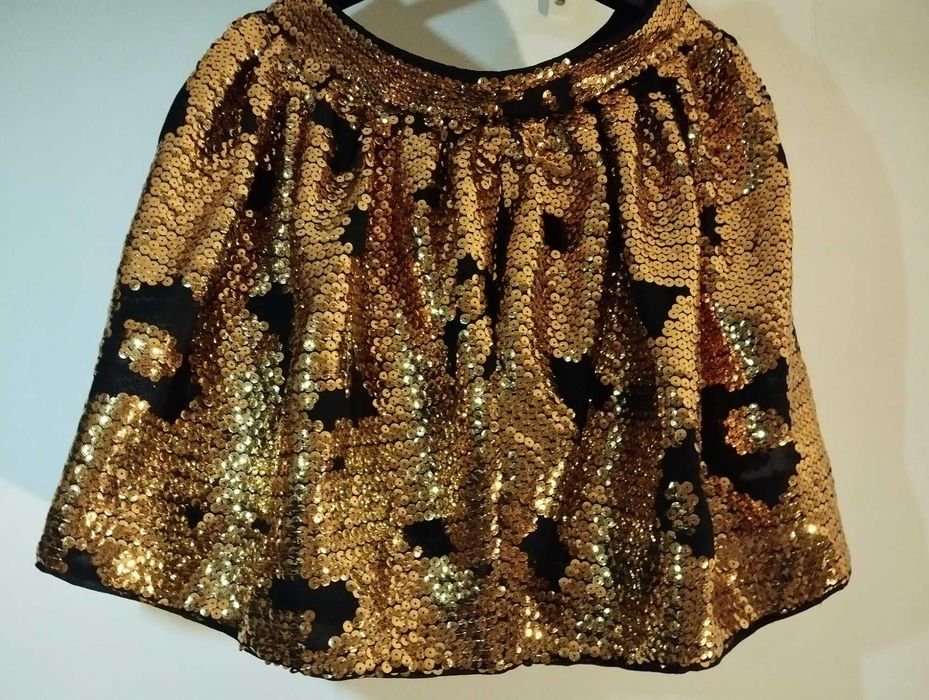 Женская See By Chloe Спидница Золотая 34