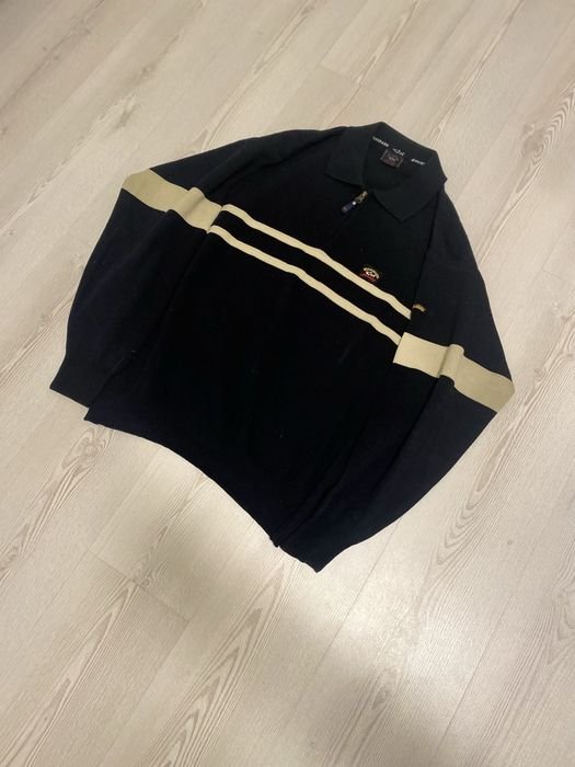 Herren Paul Shark Pullover Schwarz 40