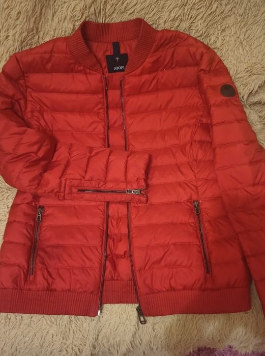 Женская Joop Куртка Красная Пуховик 40