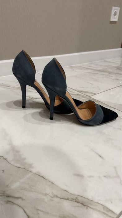 Женские Ganni Туфли Голубые Замша 39