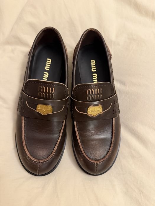 Donna Miu Miu Mocassini Marrone 37