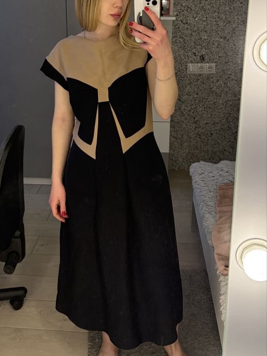 Bottega Veneta Платье Бежевый 44