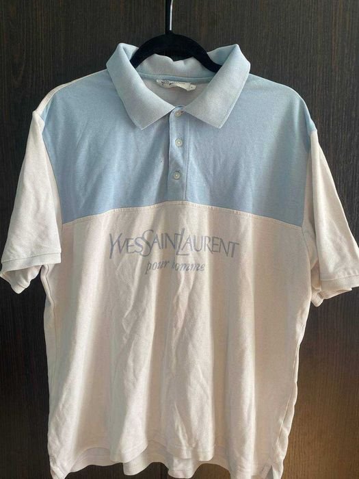 Мужской Yves Saint Laurent Рубашка Тёмно-синий