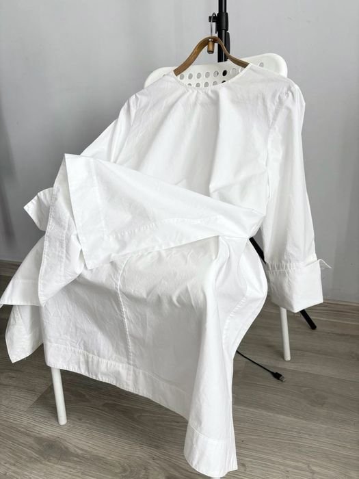 Women Massimo Dutti Shirt White Cotton 40
