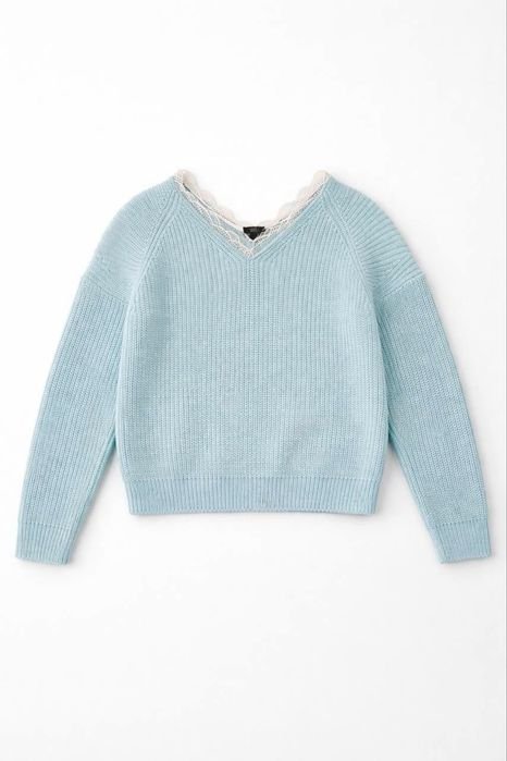 Женский Marc Cain Светр Светло-голубой