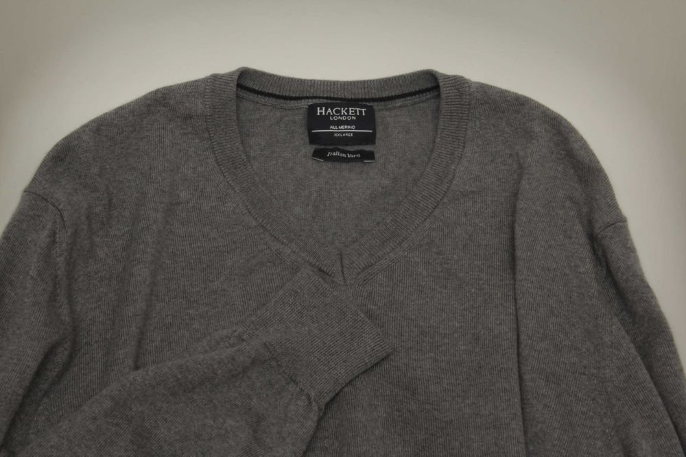 Herren Hackett Pullover Grau L-XL
