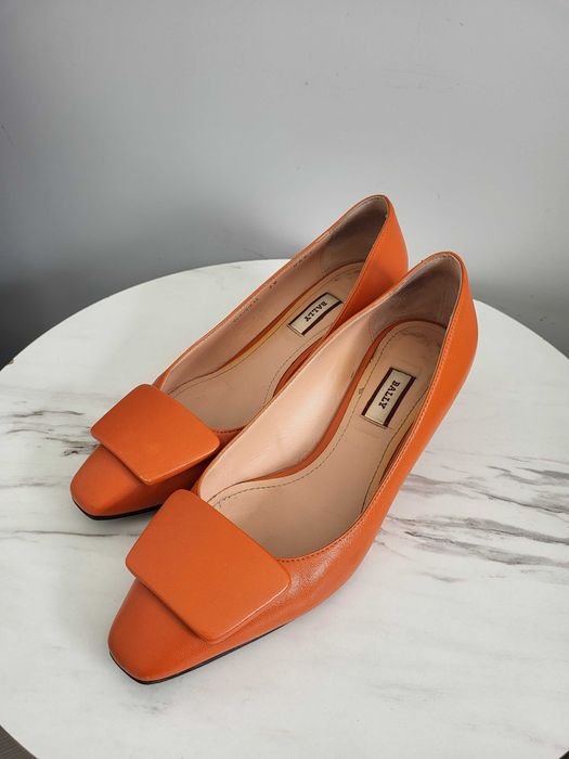 Femme Bally Mocassins Orange 36