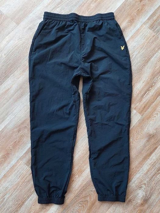 Uomo Lyle & Scott Pantaloni Sportivi Neri Nylon 42