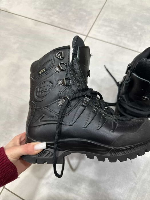 Homme Meindl Bottes Noir Cuir 38