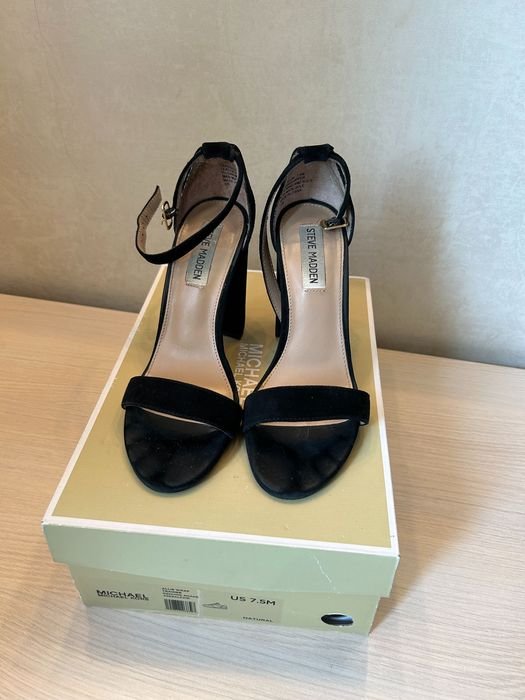 Женские Steve Madden Босоніжки Чёрный Замша 38