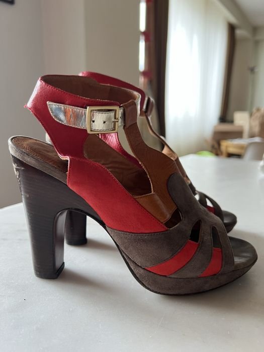 Женские Chie Mihara Босоножки Красные Кожа