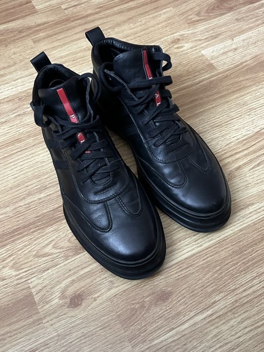 Мужские Prada Черевики Чёрный 44
