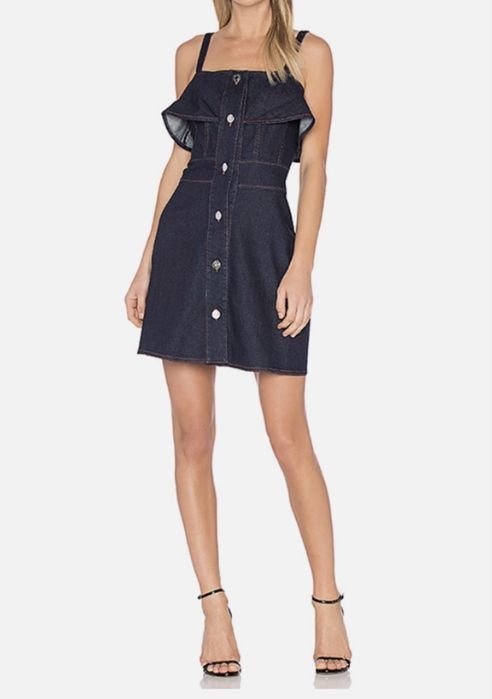 Женский See By Chloe Платье Тёмно-синий Джинс 38