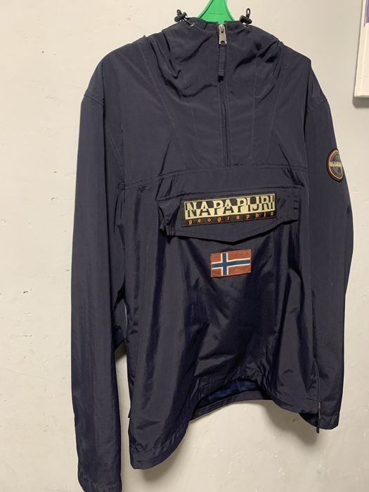 Мужской Napapijri Анорак Чёрный 40