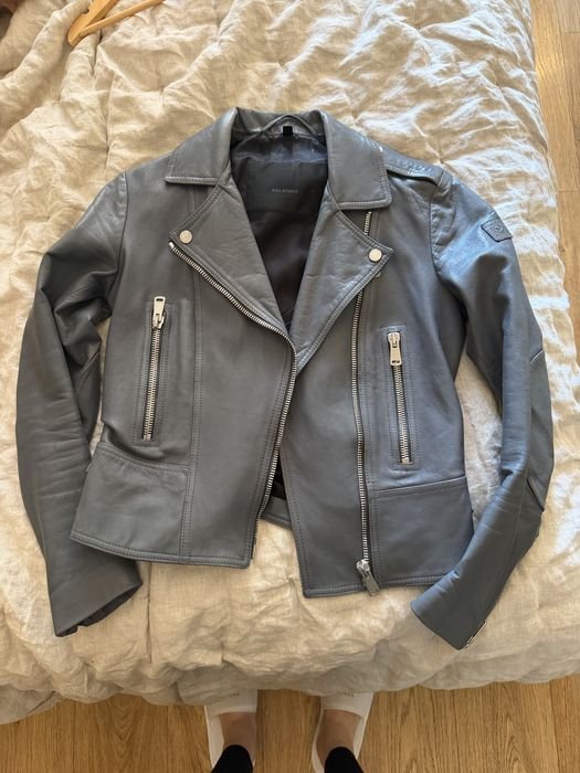 Женская Belstaff Куртка Серый Кожа