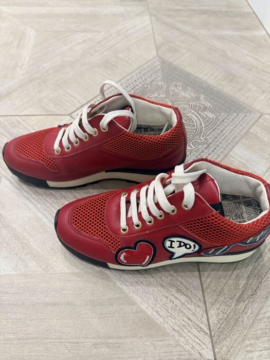 Женские Love Moschino Кроссовки Красные 37