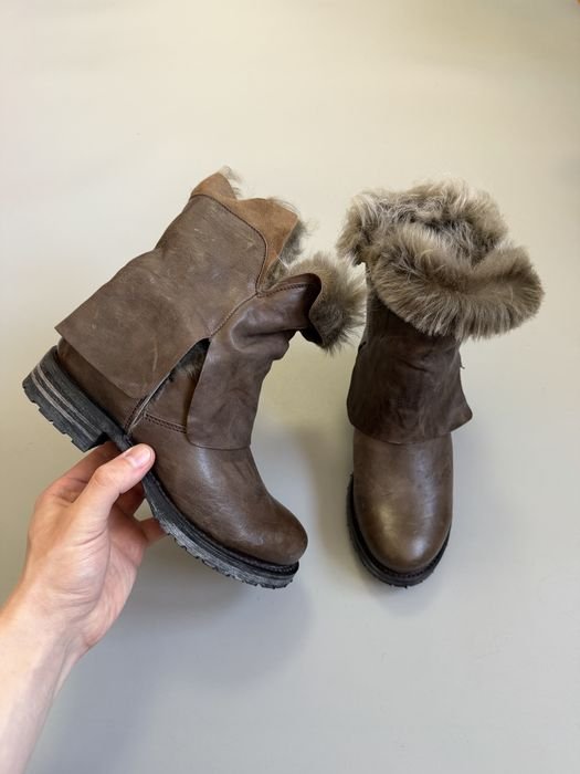 Women Sendra Boots Brown Leather 36