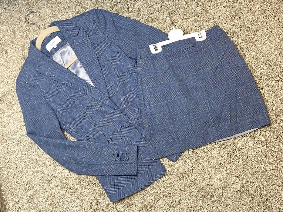 Женский REISS Костюм Синий Шелк 34