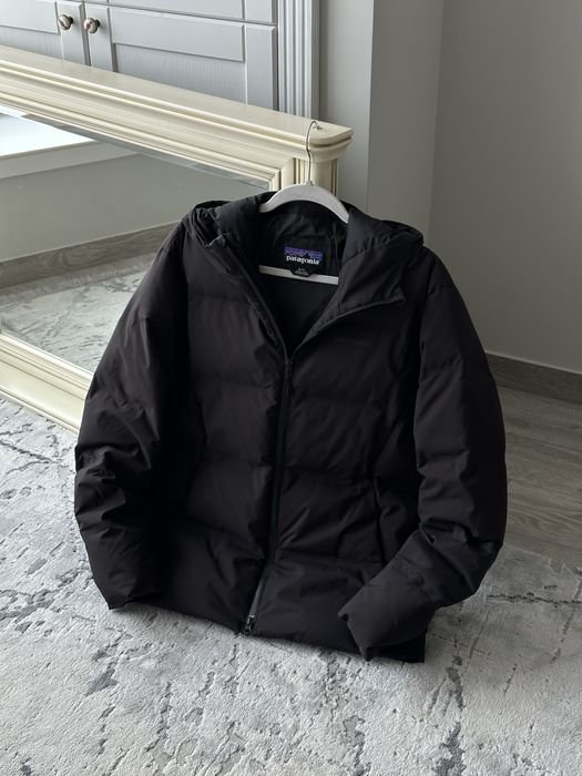 Uomo Patagonia Giacca Piumino Nera 38