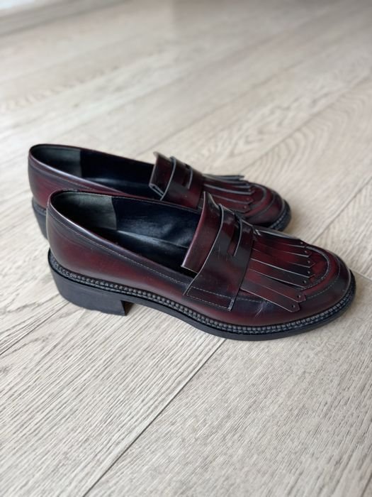 Женские Loriblu Лоферы Бордовые 39