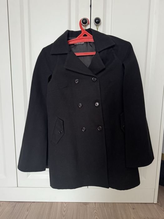 Женское Пальто Чёрное 36