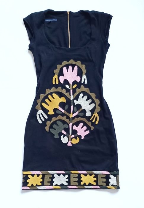 Женское French Connection Платье Чёрный Хлопок 36