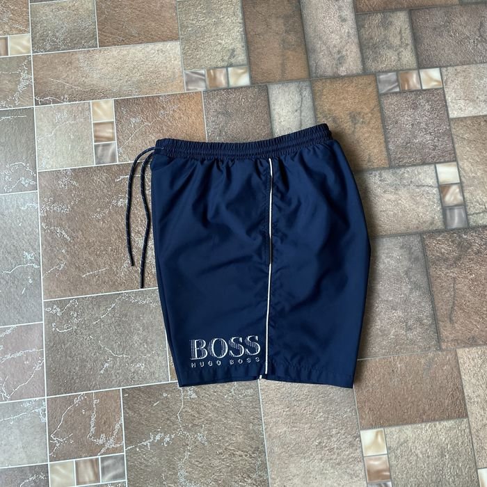 Мужской Hugo Boss Шорты Тёмно-синий  L