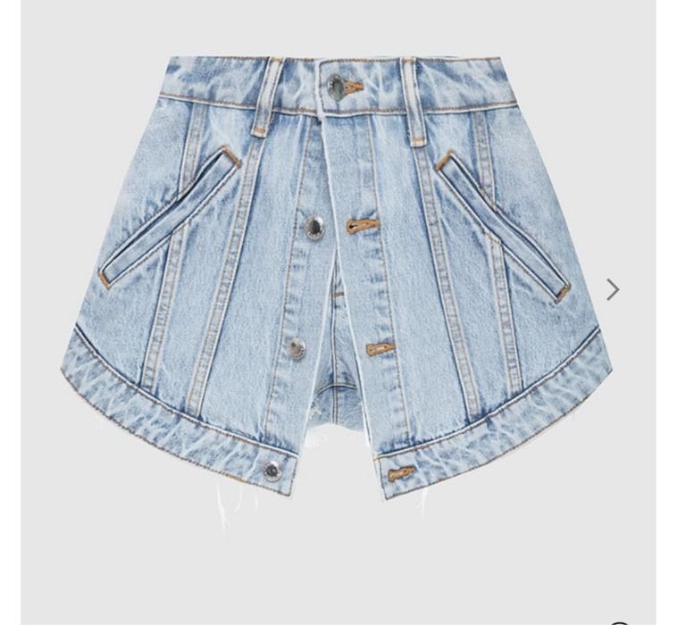 Женская Alexander Wang Спидница Синяя